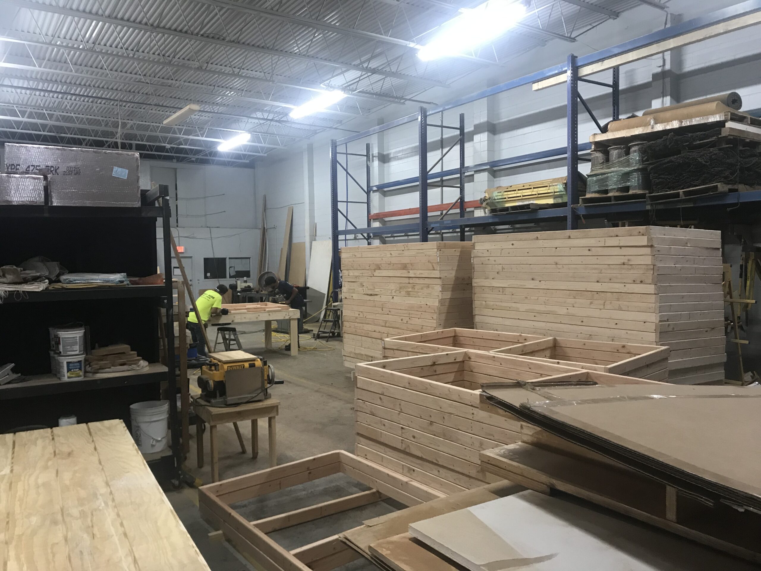 View of inside Smart Inc maintenance facility